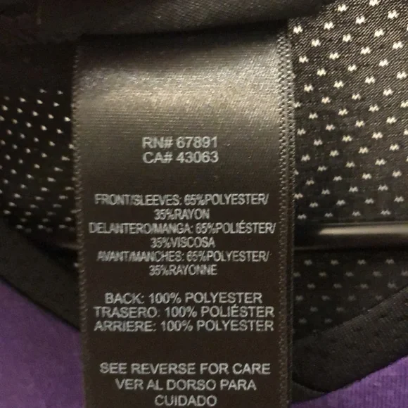 NWOT Washington Huskies [Gen2] Purple, White & Black Womens T-Shirt - Picture 7 of 8